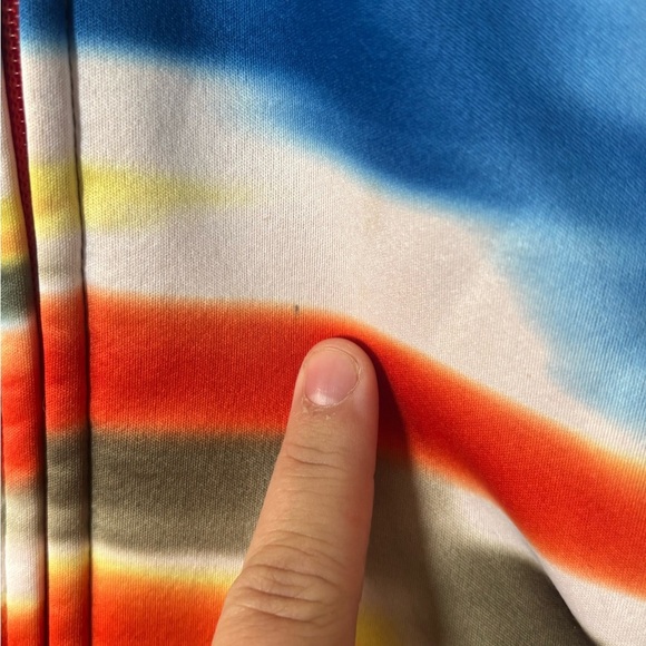 BURTON Dri Ride Womens M Full Zip Multi-Colored Hoodie Snowboarding Ski - Picture 6 of 6